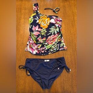 Anne Cole Navy Tankini Swimsuit